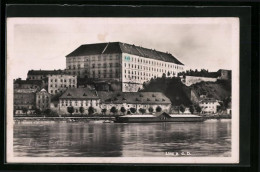 AK Linz A. D. Donau, Das Schloss Vom Donauufer Gesehen  - Autres & Non Classés