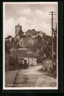 AK Schönburg A. Saale, Strasse Unter Der Burg  - Autres & Non Classés