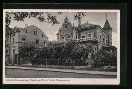 AK Bad Schmiedeberg, Vor Dem Moor-Sanatorium  - Bad Schmiedeberg