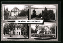 AK Ratzeburg, Vor Der Villa Waldfriede, Gartenansicht, Ortspanorama  - Ratzeburg