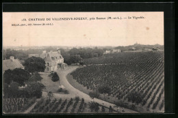 CPA Villeneuve-Souzay, Chateau, Le Vignoble  - Other & Unclassified