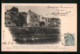 CPA Saumur, Chateau De Souzay  - Saumur