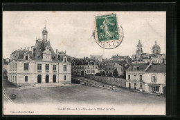 CPA Segre, Quartier De L`Hotel De Ville  - Segre