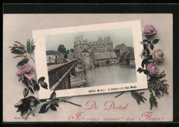 CPA Durtal, Le Chateau Et Le Vieux Moulin  - Durtal