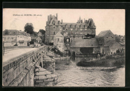 CPA Durtal, Le Pont, Chateau  - Durtal