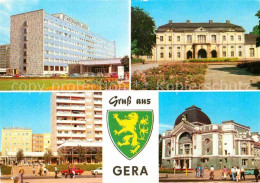 72749720 Gera Interhotel Kunstgalerie Rudolf Breitscheid Strasse Brunnen Gera - Gera