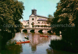 72749502 Nismes Eglise Pont Sur L'Eau Noire Canoe Nismes - Altri & Non Classificati
