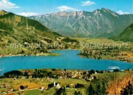 72749386 Bad Wiessee Fliegeraufnahme Rottach-Egern Mit Bodenschneid Bad Wiessee - Bad Wiessee