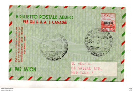 TriesteA -Aerogrammi Lire60 E 120 (n.A1/A2) Annullati I°giorno Di Emissione - Interi Postali