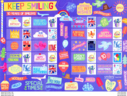 "Keep Smiling" 2010. - Blocks & Miniature Sheets