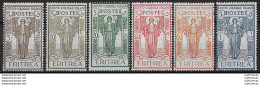 1926 Eritrea Pro Istituto Coloniale 6v. MNH Sassone N. 107/12 - Andere & Zonder Classificatie