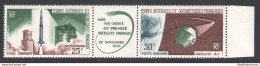 1966 TAAF - Posta Aerea - Yvert N. 11a - Trittico Spazio - MNH** - Other & Unclassified