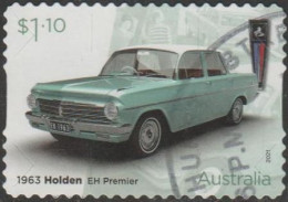 AUSTRALIA - DIE-CUT-USED 2021 $1.10 Holden Australian Icon - 1963 Holden EH Premier - Motor Vehicle - Usados