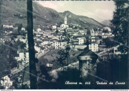 Q185 Cartolina Clusone Veduta Da Crosio Provincia Di  Bergamo - Bergamo