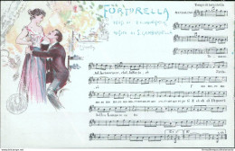 Cb620 Cartolina Napoli Canzone Popolare Bideri  Scoppetta Furturella - Napoli (Napels)