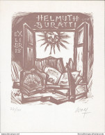 Am681 Ex Libris Helmuth Buratti - Ex-libris