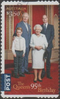 AUSTRALIA - DIE-CUT-USED 2021 $3.50 Queen Elizabeth II 95th Birthday, International - Usati