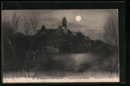 CPA St-Florent-le-Vieil, L`Eglise Au Clair De Lune  - Other & Unclassified