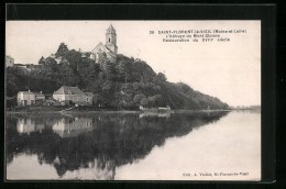 CPA St-Florent-le-Vieil, L`Abbaye Du Mont Glonne, Restauration Du XVIIIe Siecle  - Altri & Non Classificati