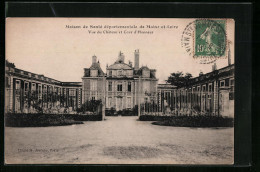 CPA Maine, Maison De Sante Departementale, Vue Du Chateau Et Cour D`Honneur  - Other & Unclassified