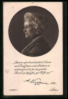 AK Kaiserin Auguste Victoria Königin Von Preussen, Portrait Der Gealterten Kaiserin  - Royal Families