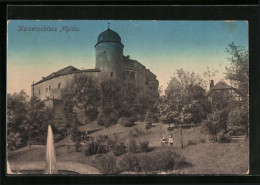 AK Mylau, Partie Am Kaiserschloss  - Mylau