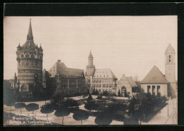 AK Worms / Rhein, Wasserturm, Lutherkirche Und Elenorenschule  - Worms