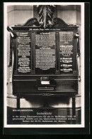 AK Wilhelmshaven, Gedenktafel & Ehrenbuch In Der Evang. Garnisonkirche Für Die Im Weltkriege 1914-18 Gesunkenen Schif  - Wilhelmshaven