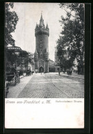 AK Frankfurt A. M., Blick Zum Eschenheimer Turm  - Frankfurt A. Main