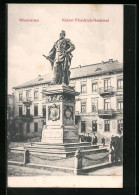 AK Wiesbaden, Kaiser Friedrich-Denkmal  - Wiesbaden