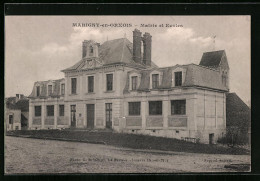 CPA Marigny-en-Orxois, Mairie Et Ecole  - Sonstige & Ohne Zuordnung