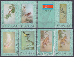 1976 Korea North 1544-1550 Fauna In Painting 19,00 € - Impressionismo