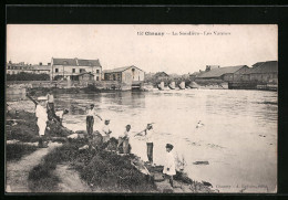 CPA Chauny, La Soudière, Les Vannes  - Chauny