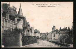 CPA Villers-Cotterets, Rue De La République, Vue Prise Par Le Boulevard Millet  - Villers Cotterets