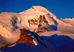 12677369 Saas-Fee Fliegeraufnahme Drehrestaurant Metro Alpin Allalinhorn Saas-Fe - Sonstige & Ohne Zuordnung