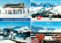 12677359 Schwarzsee Sense Am Schwyberg Seilbahn Skigebiet Schwarzsee Sense - Autres & Non Classés