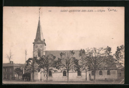 CPA Saint-Quentin-des-Iles, L'Église  - Autres & Non Classés