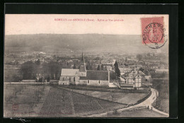 CPA Romilly-sur-Andelle, Église Et Vue Générale  - Altri & Non Classificati