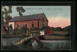 CPA Marcilly-sur-Eure, Le Moulin, Chute D'Eau  - Marcilly-sur-Eure