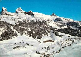 12675719 Leysin Vue Partielle Aerienne Region Des Esserts Avec Hotel Reine Fabio - Sonstige & Ohne Zuordnung