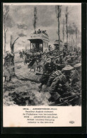 CPA Armentières, Omnibus Anglais Amenant De L'Infanterie Vers Les Tranchées  - Other & Unclassified