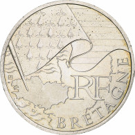 France, 10 Euro, Bretagne, 2010, Monnaie De Paris, Argent, SUP - Frankrijk