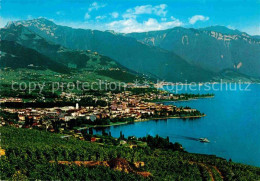 12649219 Vevey VD Vue Generale Lac Leman Alpes Vaudoises Genfersee Alpen Vevey - Other & Unclassified