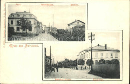 12634889 Amrisweil TG Post Poststrasse Bahnhofstrasse Bahnhof Schulhaus Amriswil - Andere & Zonder Classificatie