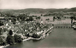 12632969 Stein Rhein Mit Insel Werd Und Untersee Bodensee Fliegeraufnahme Stein  - Otros & Sin Clasificación