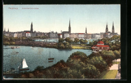 AK Hamburg-Neustadt, Blick Auf Die Lombardsbrücke  - Mitte