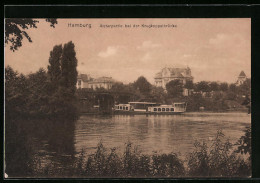 AK Hamburg-Harvestehude, Alsterpartie Bei Der Krugkoppelbrücke  - Eimsbüttel