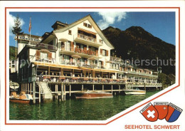 12597649 Gersau Vierwaldstaettersee Seehotel Schwert Gersau - Andere & Zonder Classificatie