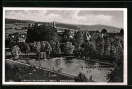 AK Reichelsheim I. Odenw., Schwimmbad Mit Stadtblick  - Autres & Non Classés