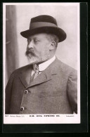 Pc H. M. King Edward VII. Mit Hut  - Königshäuser